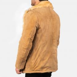 Furlong Beige Leather Coat	 Furlong Beige Leather Coat