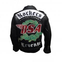 George Michael BSA Faith Rockers Revenge Leather Jacket	 George Michael BSA Faith Rockers Revenge Leather Jacket