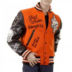 Ghost Wheelers Letterman Varsity Jacket	 Ghost Wheelers Letterman Varsity Jacket