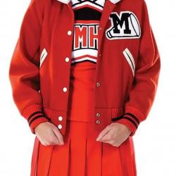 Glee Cheerios Cheerleading Letterman Jacket	 Glee Cheerios Cheerleading Letterman Jacket