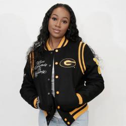 Grambling State University Unisex Varsity Jacket	 Grambling State University Unisex Varsity Jacket