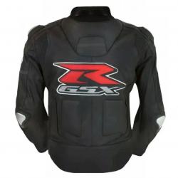 GSX-R Black Leather Jacket	 GSX-R Black Leather Jacket