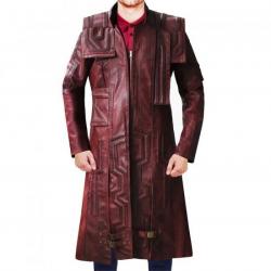 Guardian Of The Galaxy Volume 2 Chris Pratt Star Lord Leather Trench Coat	 Guardian Of The Galaxy Volume 2 Chris Pratt Star Lord Leather Trench Coat