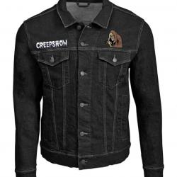 Halloween Creepshow Black Denim Jacket	 Halloween Creepshow Black Denim Jacket