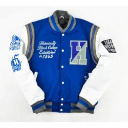 Hampton University “motto 2.0” Varsity Jacket	 Hampton University “motto 2.0” Varsity Jacket