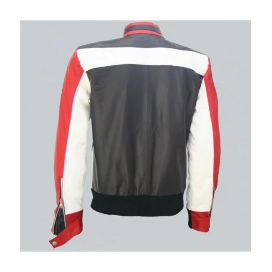 Handmade Cowhide Leather Men's Biker Jacket