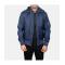Hanklin Blue Hooded Bomber Jacket	