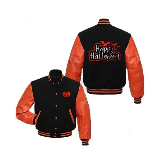 Happy Halloween Letterman Jacket