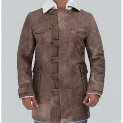 Hardy Shearling Mens Winter Leather Jacket Coat	 Hardy Shearling Mens Winter Leather Jacket Coat