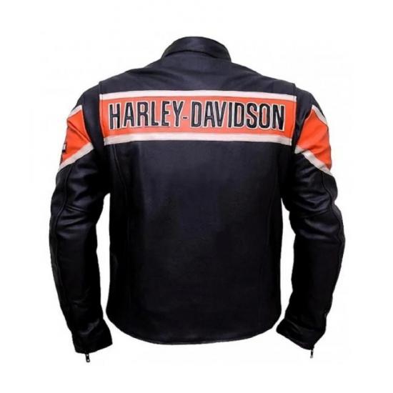 Harley Davidson Biker Leather Jacket Victoria Lane Style Motorcycle Top