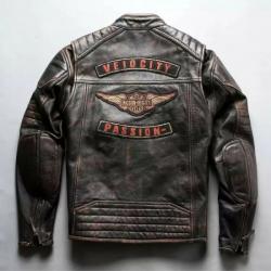 Harley Davidson Passion VELOCITY Biker Leather Jacket	 Harley Davidson Passion VELOCITY Biker Leather Jacket