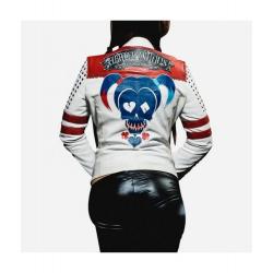 Harley Quinn Daddy’s Lil Monster Leather Jacket	