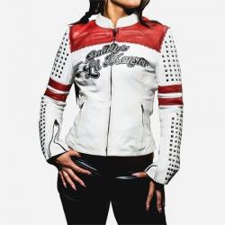 Harley Quinn Daddy’s Lil Monster Leather Jacket	 Harley Quinn Daddy’s Lil Monster Leather Jacket