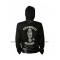 Harry Potter Death Eaters Of Azkaban Black Leather Hoodie Jacket	