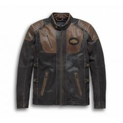 Harley Davidson Triple Vent System Brown Leather Jacket	 Harley Davidson Triple Vent System Brown Leather Jacket