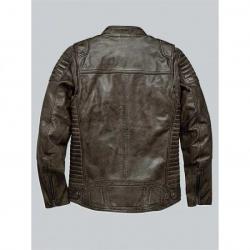 Harley Davidson Waxed Brown Leather Jacket	 Harley Davidson Waxed Brown Leather Jacket