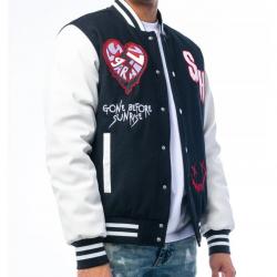 Heart Break Letterman Varsity Jacket	 Heart Break Letterman Varsity Jacket