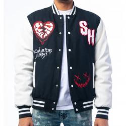 Heart Break Letterman Varsity Jacket	 Heart Break Letterman Varsity Jacket