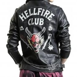 Hellfire Club Stranger Things S04 Moto Jacket	