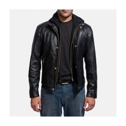 Highschool Black Leather Jacket	