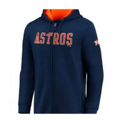 Houston Astros Blue Zip Up Fleece Hoodie	