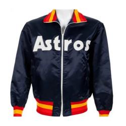 Houston Astros 1980’s Bomber Satin Jacket	