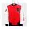 Houston Rockets White And Red Varsity Jacket	