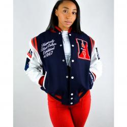 Howard University Motto 2.0 Varsity Jacket	 Howard University Motto 2.0 Varsity Jacket