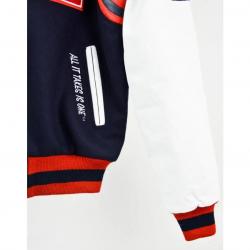 Howard University Motto 2.0 Varsity Jacket	 Howard University Motto 2.0 Varsity Jacket