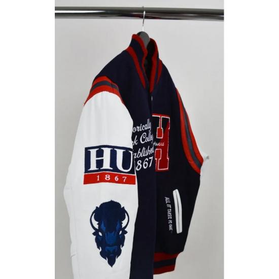 Howard University Motto 2.0 Varsity Jacket