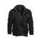 Hugo Men's Black Cotton Military Jacket	