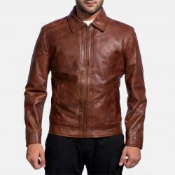 Inferno Brown Leather Jacket	 Inferno Brown Leather Jacket