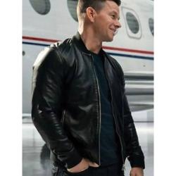 Infinite 2020 Mark Wahlberg Leather Bomber Jacket	