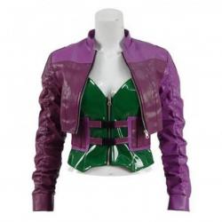 Injustice 2 Game Harley Quinn Purple Jacket	