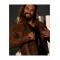 Jason Momoa Justice League Aquaman Distressed Brown Leather Jacket	
