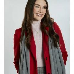 Jennifer Holloway On The 12th Date of Christmas Coat	