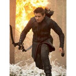 Jeremy Renner Avengers Age of Ultron Hawkeye Coat	