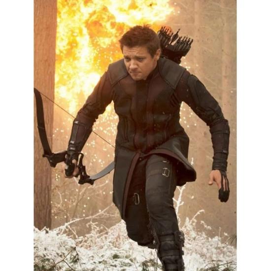 Jeremy Renner Avengers Age of Ultron Hawkeye Coat