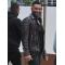 Jermaine Pennant Brown Biker Leather Jacket	