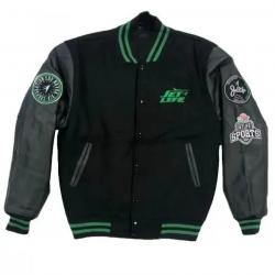 Jet Life Green Letterman Jacket	 Jet Life Green Letterman Jacket