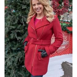 Jodie Sweetin Entertaining Christmas Red Coat	 Jodie Sweetin Entertaining Christmas Red Coat
