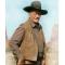 John Wayne Brown Leather Vest	