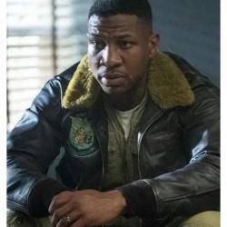 Jonathan Majors Devotion 2022 Leather Jacket	