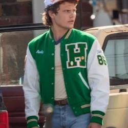 Joseph Quinn Stranger Things S04 Eddie Munson Green Wool Letterman Jacket	 Joseph Quinn Stranger Things S04 Eddie Munson Green Wool Letterman Jacket