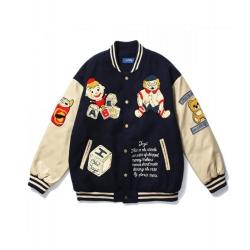 JOYS 1962 Black And Red Varsity Jacket	