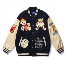 JOYS 1962 Black And Red Varsity Jacket	