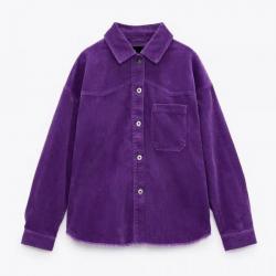 Kamala Khan Purple Corduroy Jacket	