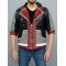 Kingdom Hearts Sora Cosplay Costume Hooded Leather Jacket	