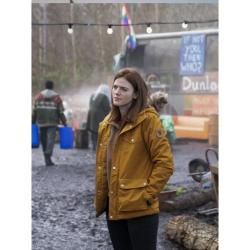 Kirsten Longacre Vigil Yellow Hooded Jacket	