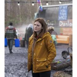 Kirsten Longacre Vigil Yellow Hooded Jacket	